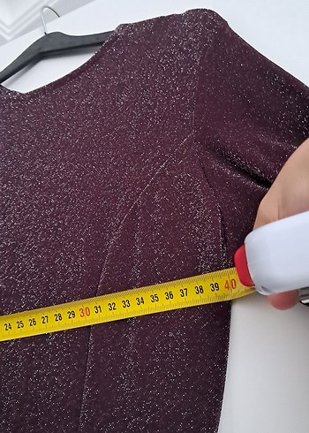 m Beden mor Renk Kemer Detaylı Uzun Mor Kadın Elbise