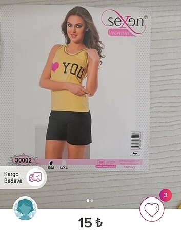 Gecelik pijama 