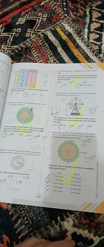  Bilgi sarmal ayt matematik 