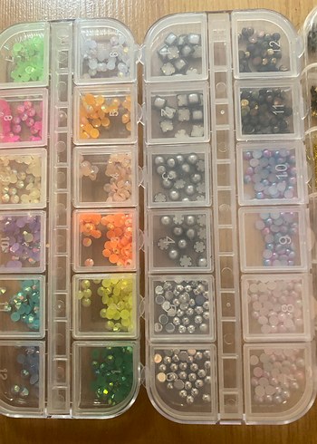 Renkli Tırnak Süsleme Seti - Görsel 2