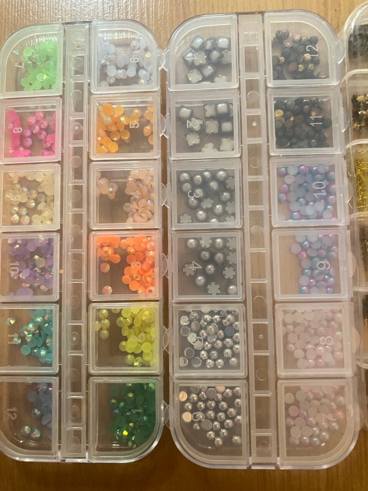 Renkli Tırnak Süsleme Seti - Görsel 2