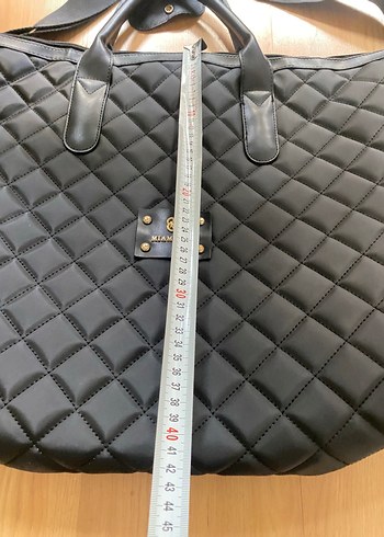 Siyah Deri Kadın Omuz Çantası - Görsel 3