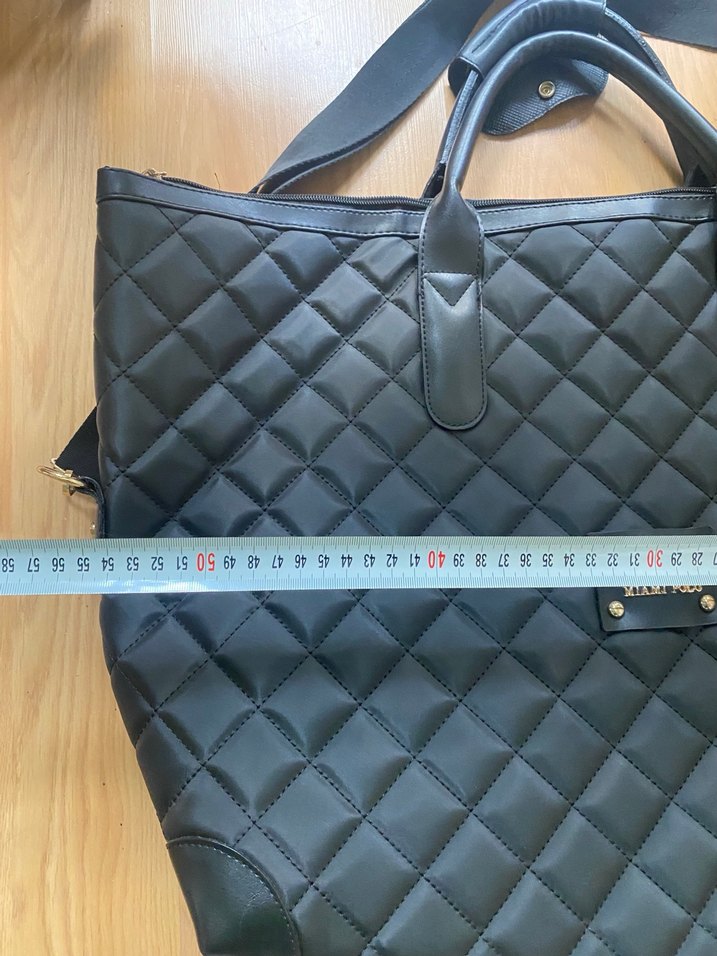 Siyah Deri Kadın Omuz Çantası - Görsel 5