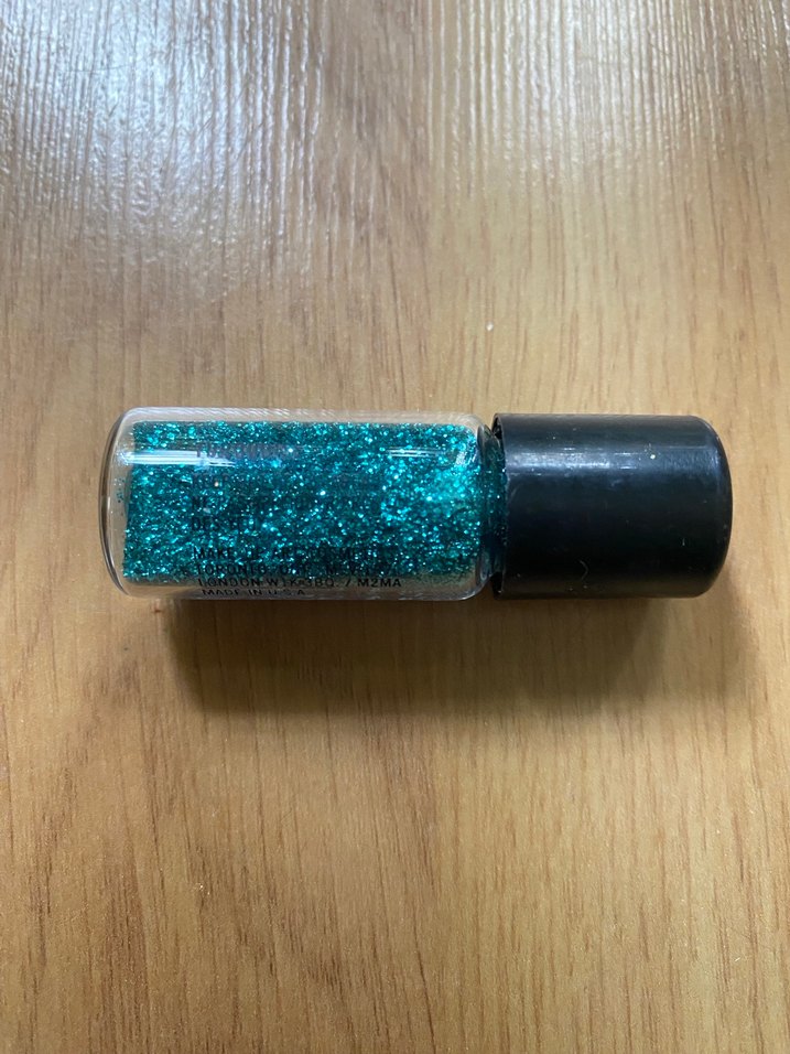 Mac pigment Parlak Turkuaz far glitter sim - Görsel 2