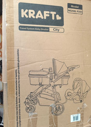 Kraft Travel Sistem Koyu Mavi Bebek Arabası - Görsel 2