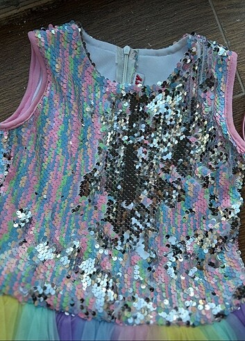 H&M Unicorn Parti elbise