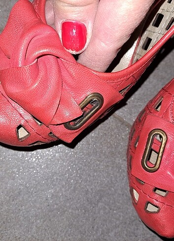 38 Beden kırmızı Renk Topuklu bayan ayakkabi