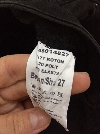 27 Beden siyah Renk Siyah pantalon