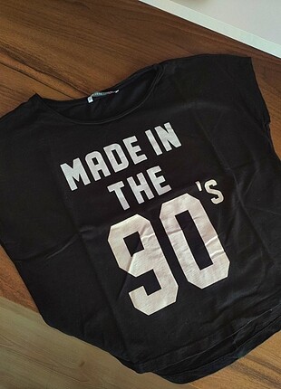 Siyah bol t-shirt 