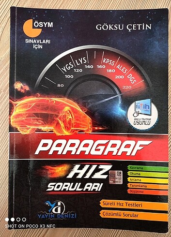 yayın Denizi hız soruları paragraf kitabı 