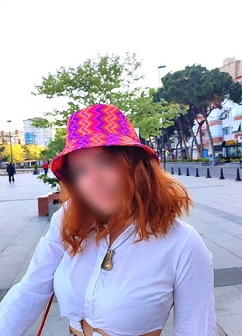 renkli bucket şapka