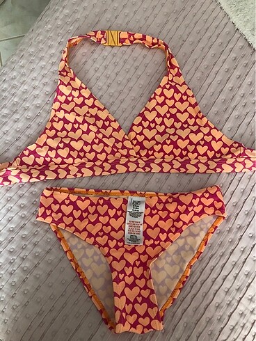 7 Yaş Beden pembe Renk F&F marka 6-7 yaş Bikini Takımı
