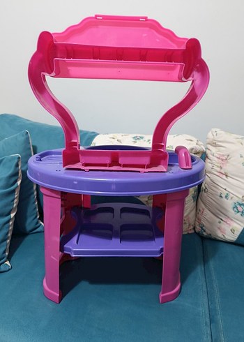 Renkli Pembe Çocuk Oyun mutfak  Masası - Görsel 4