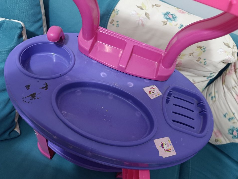Renkli Pembe Çocuk Oyun mutfak  Masası - Görsel 3