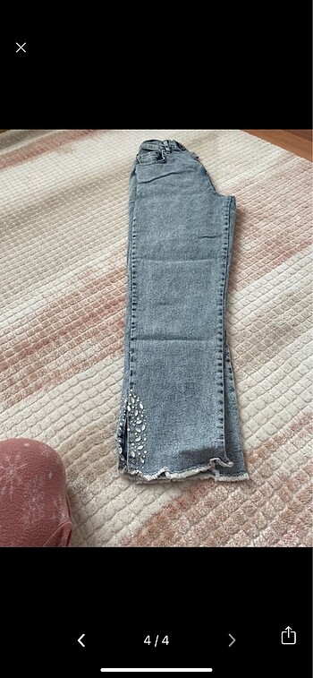 Zara Kot taşlı jean