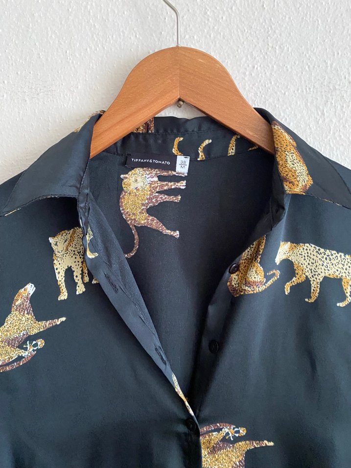 Tiffany Tomato Kaplanlı Saten Elbise - Görsel 3