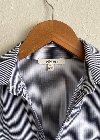 Koton Marka Çizgili Elbise - Görsel 3