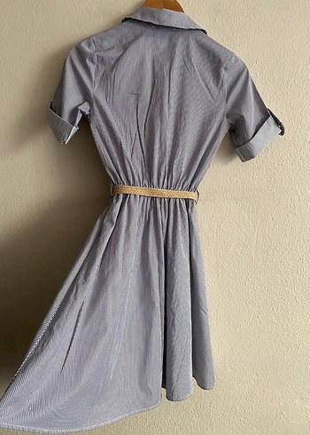 Koton Marka Çizgili Elbise - Görsel 4