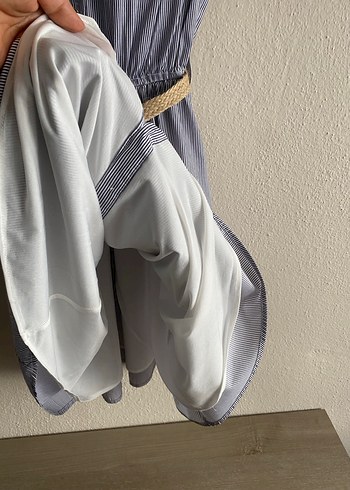 Koton Marka Çizgili Elbise - Görsel 5