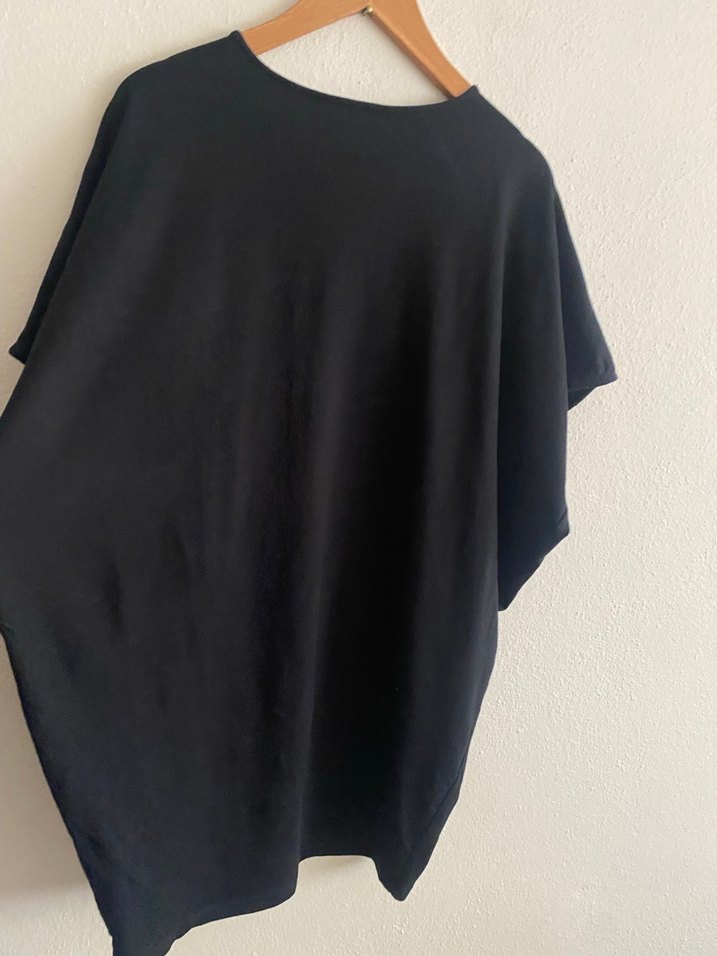 Siyah Kadın Salaş Elbise - Görsel 4