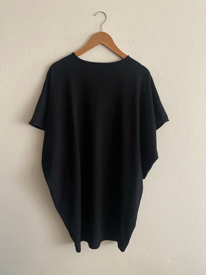 Siyah Kadın Salaş Elbise - Görsel 5