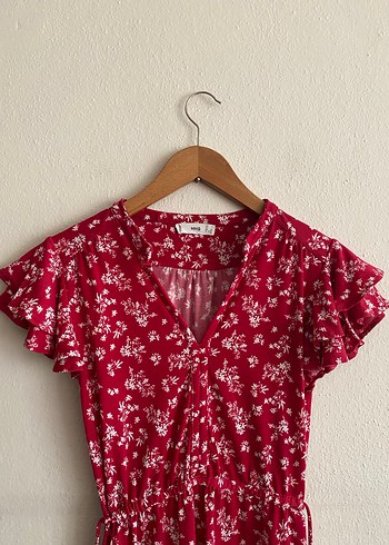 Mango Desenli Elbise - Görsel 3