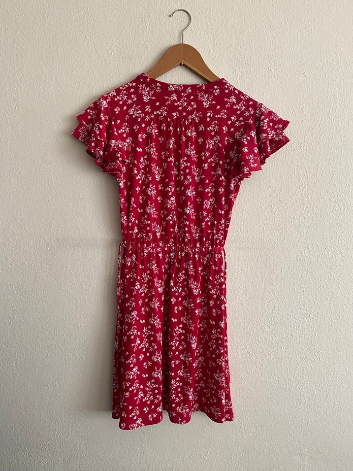 Mango Desenli Elbise - Görsel 4