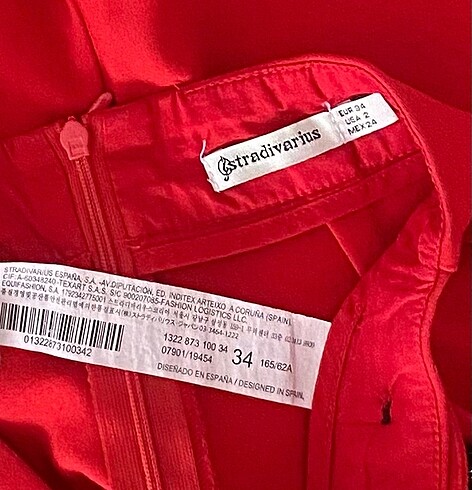 xs Beden kırmızı Renk Stradivarius Şort Etek