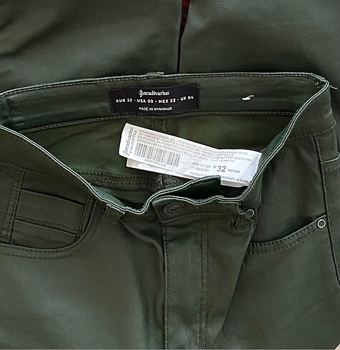 xs Beden Stradivarius Deri Görünümlü Pantolon XXS BDN