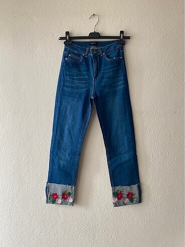 xs Beden lacivert Renk Trendyol Marka Yüksek Bel Jeans