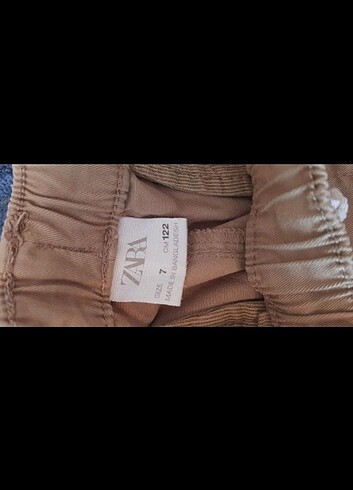 7 Yaş Beden Zara erkek çocuk pantolonu ,(size 7, 122 cm)