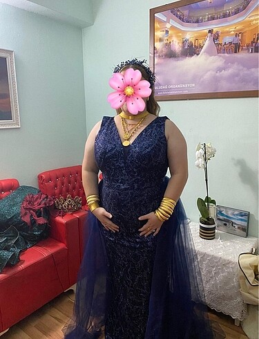 Lacivert Abiye