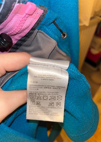 Turkuaz Fermuarlı Jack Wolfskin Polar Hırka - Görsel 4