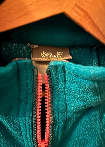 Turkuaz Fermuarlı Jack Wolfskin Polar Hırka - Görsel 3