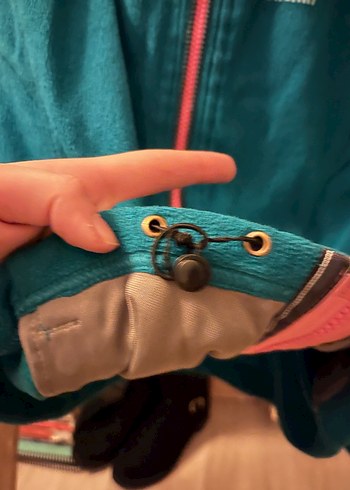 Turkuaz Fermuarlı Jack Wolfskin Polar Hırka - Görsel 5