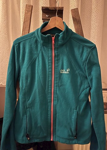 Turkuaz Fermuarlı Jack Wolfskin Polar Hırka - Görsel 2