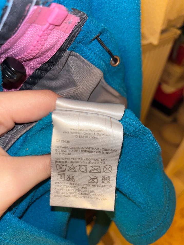 Turkuaz Fermuarlı Jack Wolfskin Polar Hırka - Görsel 4