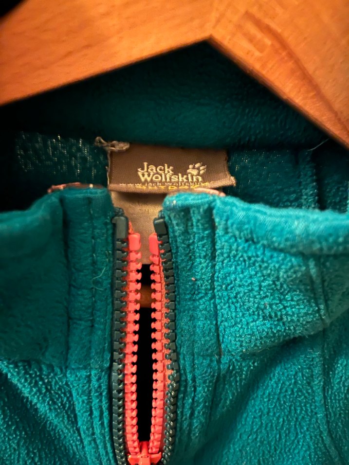 Turkuaz Fermuarlı Jack Wolfskin Polar Hırka - Görsel 3