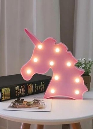 Unicorn Tasarımlı Led Işıklı Gece Lambası 