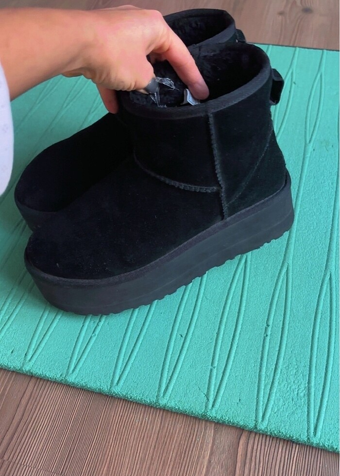 Ugg mini platform bot - Görsel 5