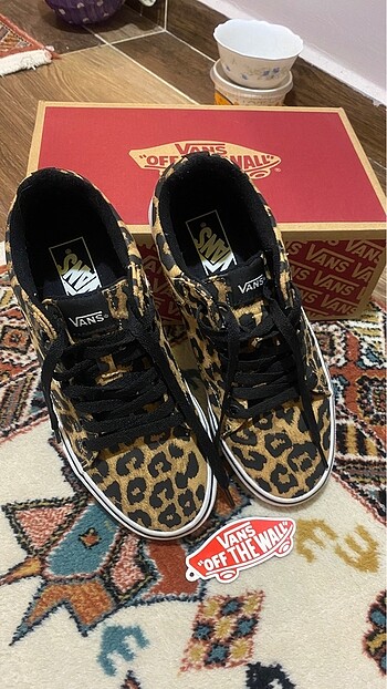 Leopar vans ayakkabı