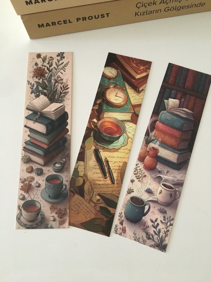 Dekoratif Kitap Ayracı Seti - Görsel 2