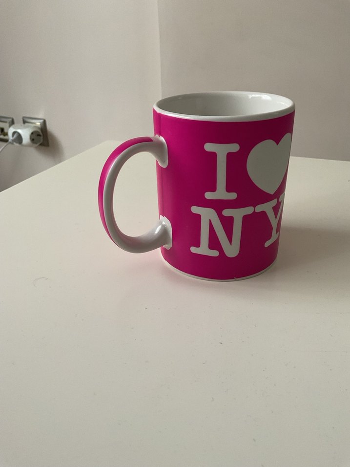 Pembe I Love Newyork Baskılı Kupa - Görsel 2