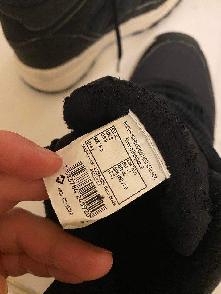 Siyah quechua erkek Bot waterproof - Görsel 3