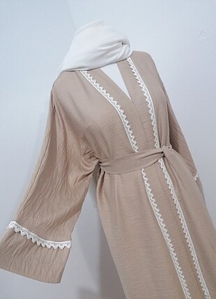 Ham dokuma keten kimono 