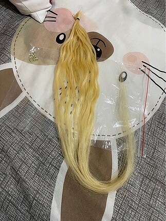 Hiç kullanılmadı 90 cm gerçek saç