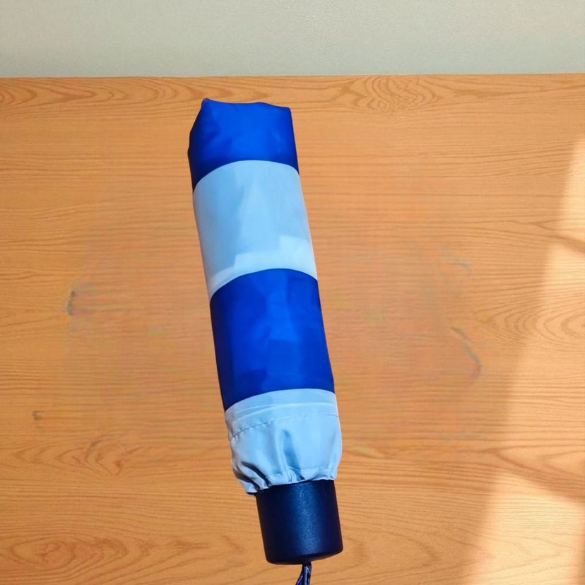 İKEA KNALLA şemsiye mavi-beyaz, katlanabilir alışverişlerinizde - Görsel 4