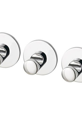 Ikea İKEA SKOGHALL duvar askısı, krom kaplama, 3 adet