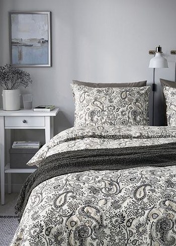 İKEA RODGERSIA 150x200/50x60 cm tek kişilik nevresim seti