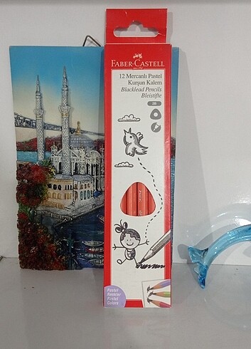 Faber-Castell Mercanlı Neon Renkler 2B Üçgen Kurşunkalem 12'Li j